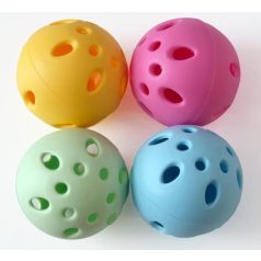 Csörgős színes labda 4db (830)